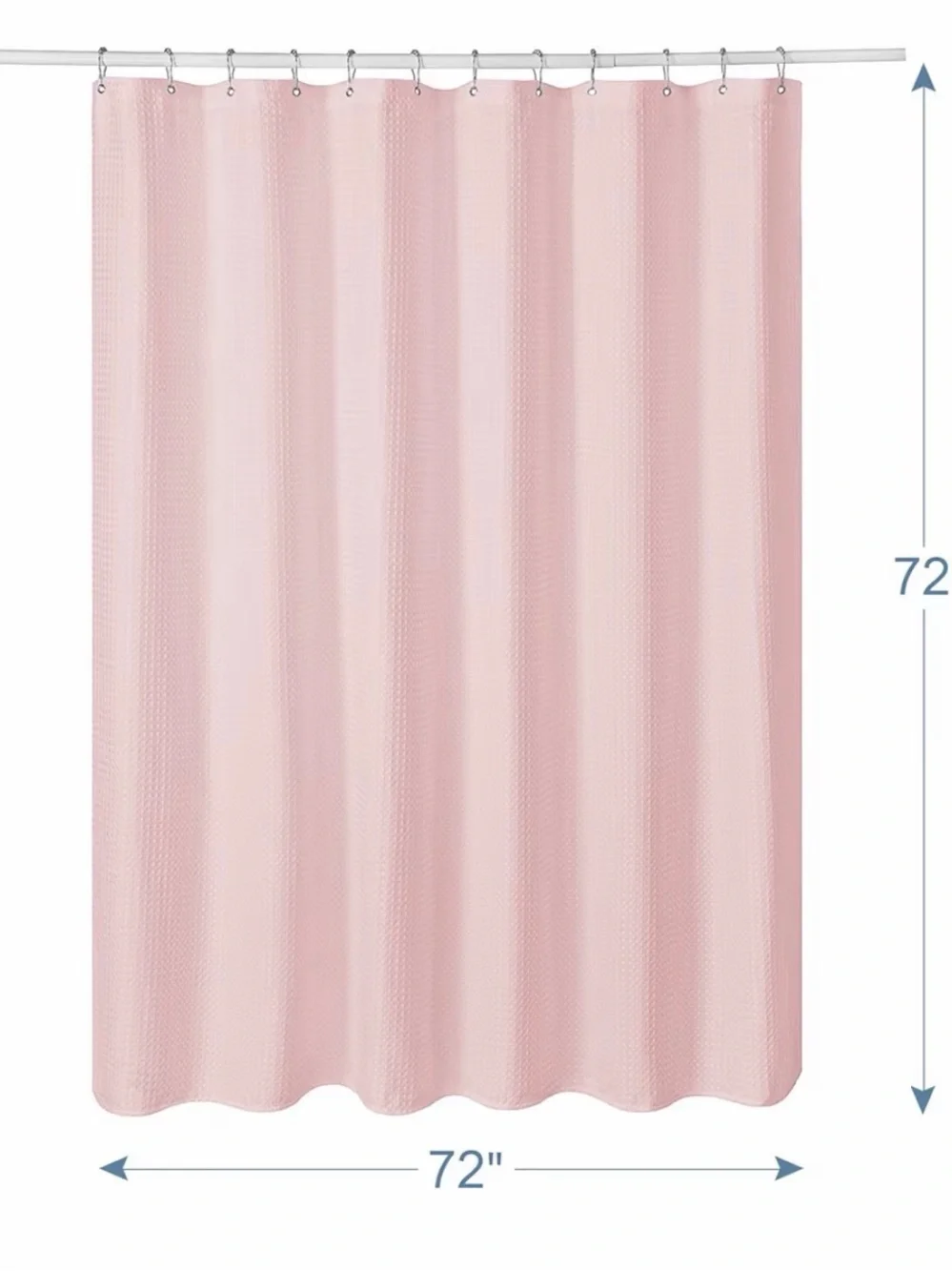 PVC Shower Curtain Liner Vinyl Resistant Water Repellent Odorless Open Box BB